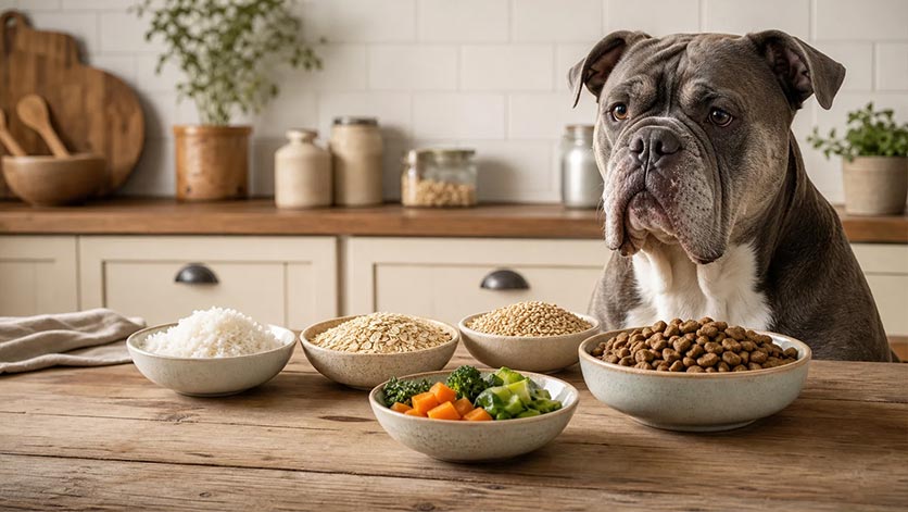 Getreide im Hundefutter