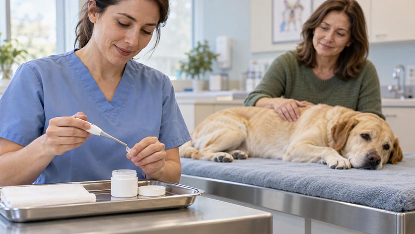 Your dog has a fever